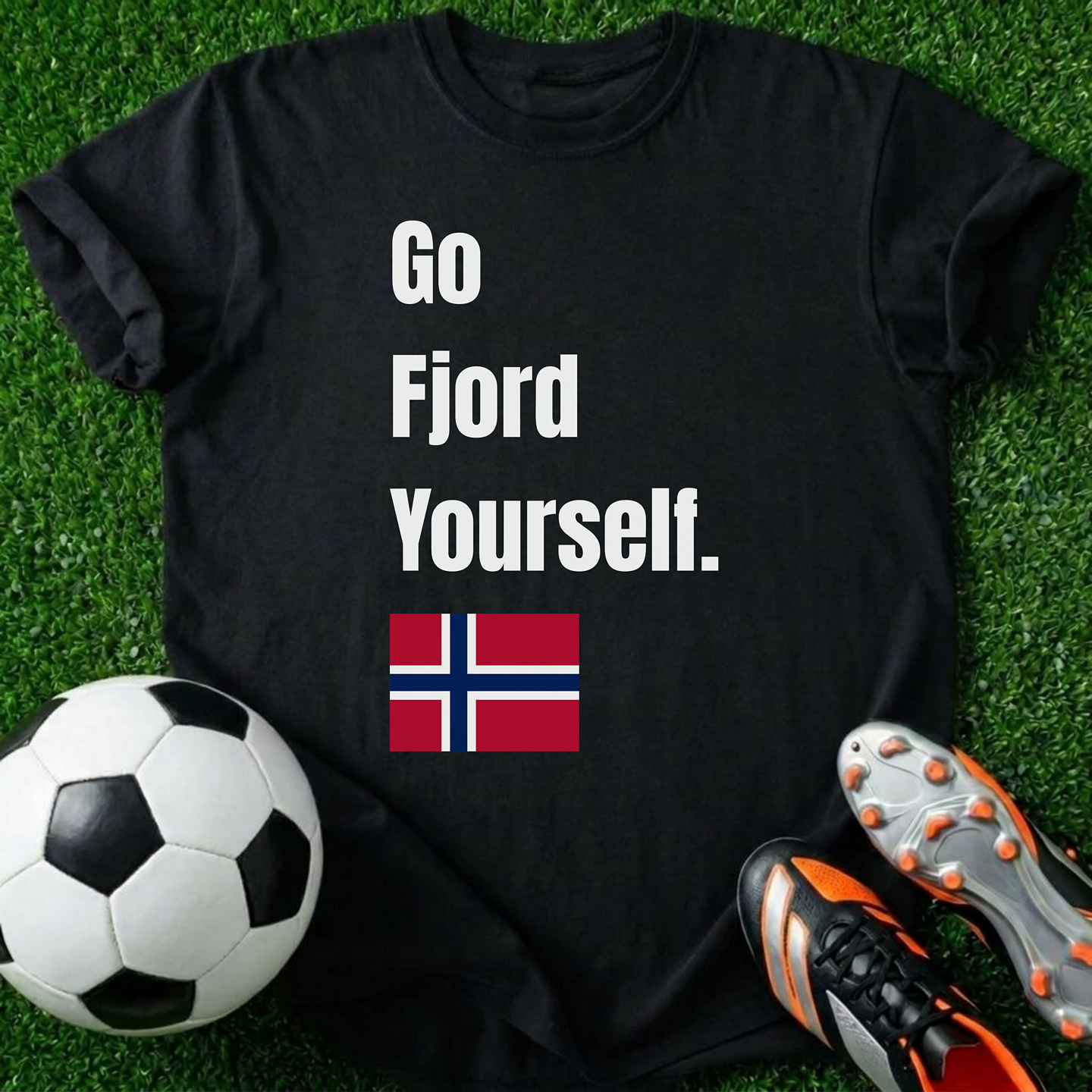 Go Fjord Yourself - T-shirt - Unisex - 100% Cotton